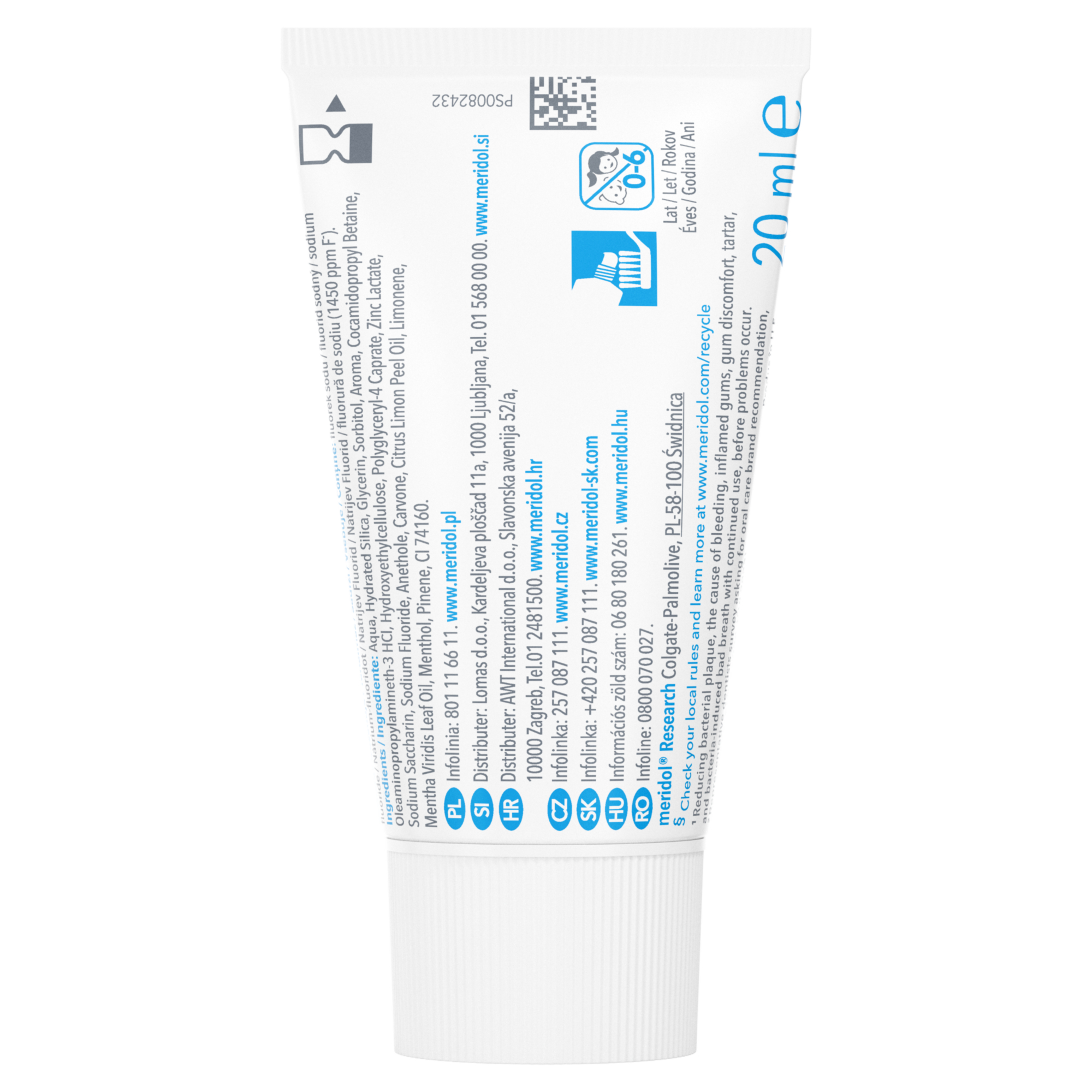 Meridol Ochrona Dziąseł pasta do zębów 20 ml