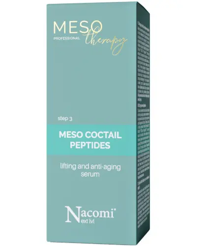 Nacomi Next Lvl Meso Therapy Professional liftingujący koktajl z kompleksem z peptydów 15 ml zdjęcie