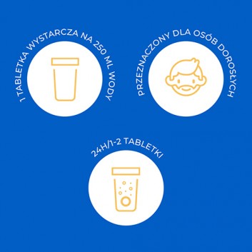 Oryal Senior smak pomarańczowy 20 tabletek musujących
