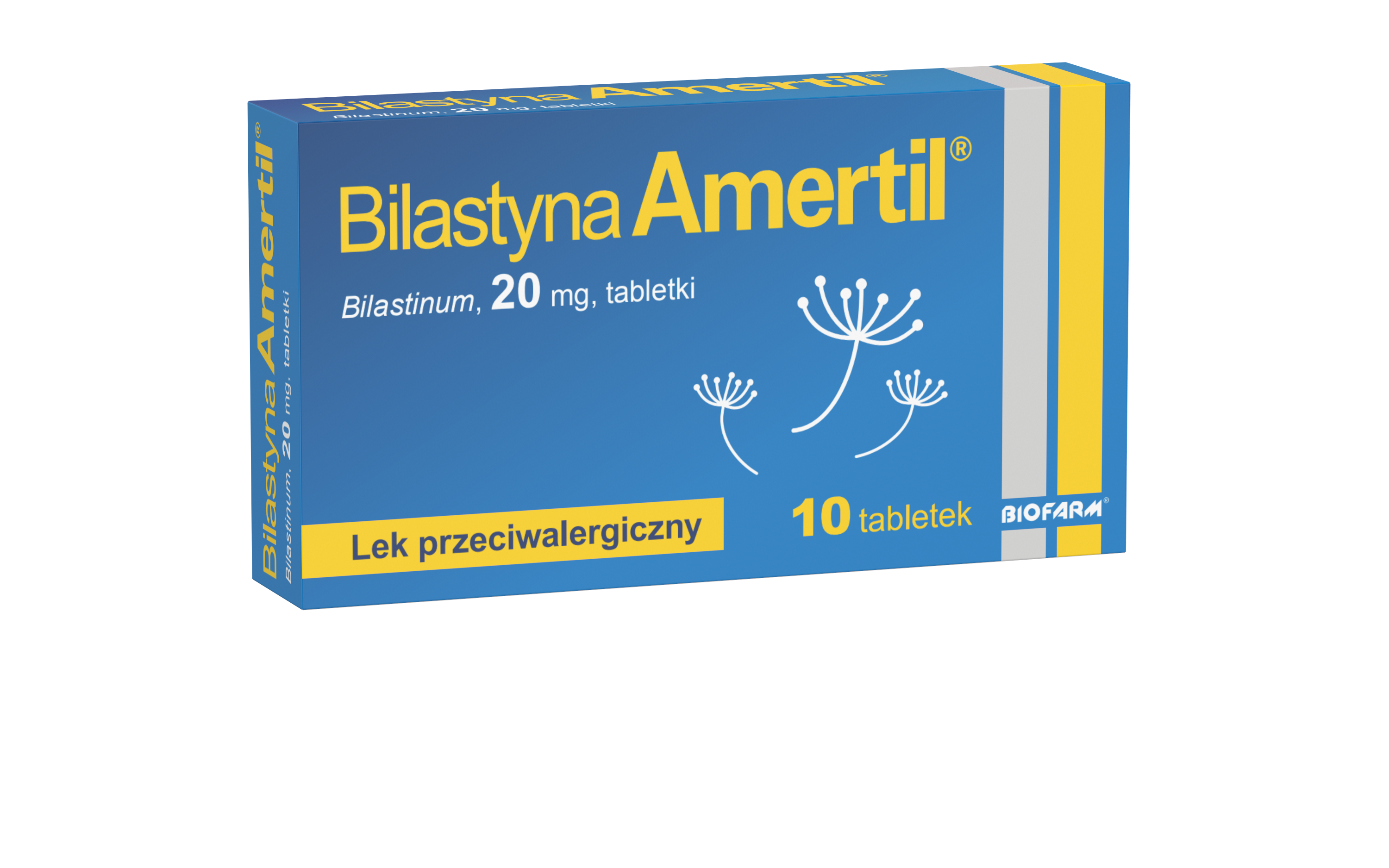 Bilastyna Amertil, 20 mg, tabletki, 10 sztuk zdjęcie