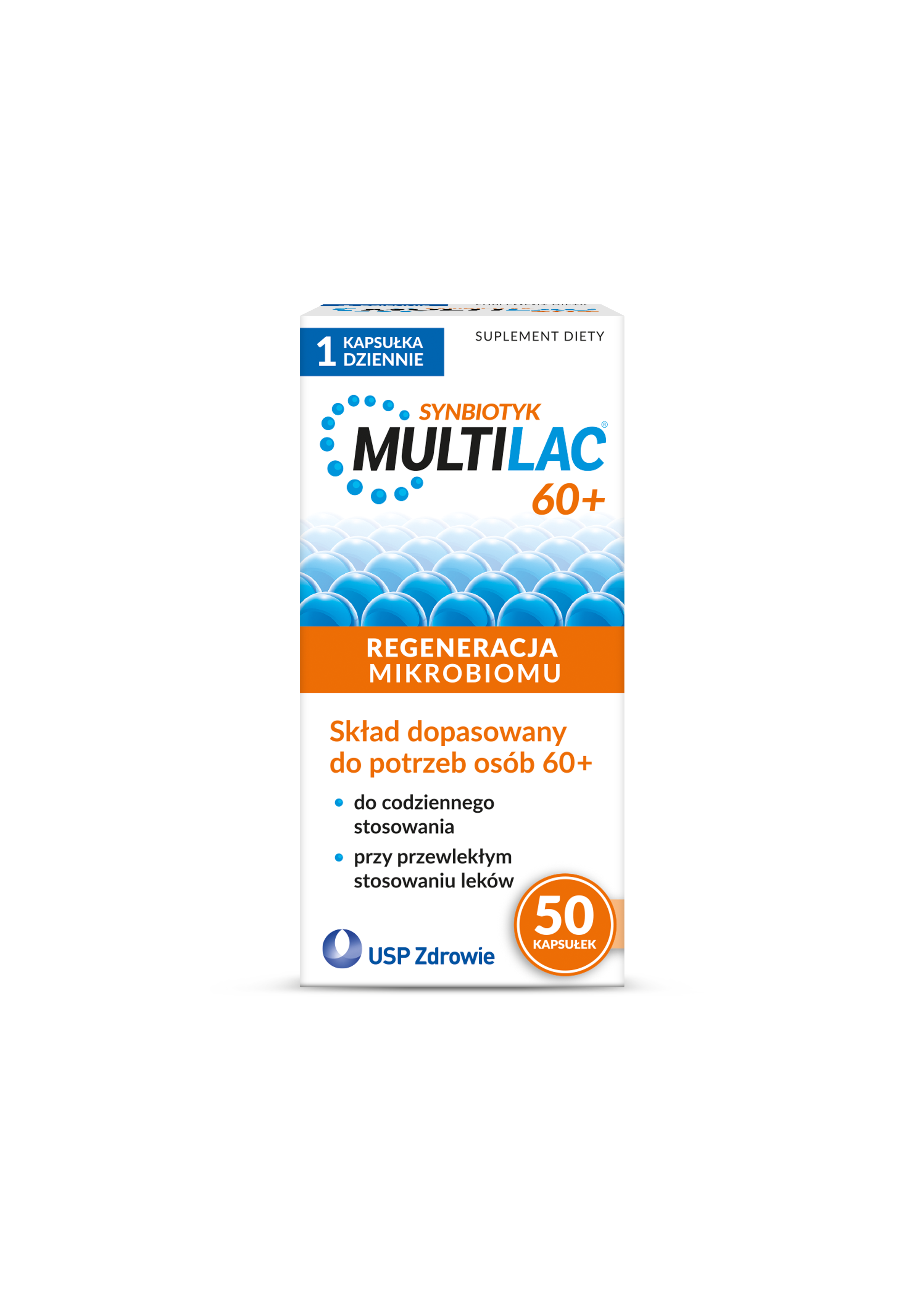 Multilac 60+ Synbiotyk, kapsułki, 50 sztuk zdjęcie