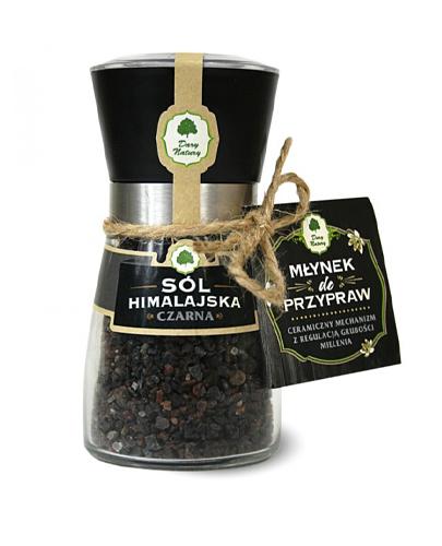Dary Natury Sól himalajska czarna młynek, 200 g, cena, opinie, wskazania zdjęcie