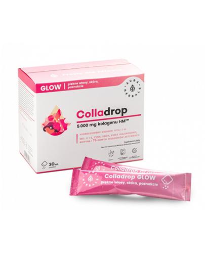 Colladrop Glow, kolagen 5000 mg, proszek, saszetki, 30 sztuk zdjęcie