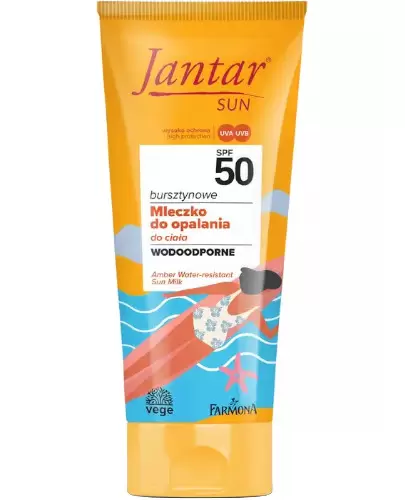 Farmona Jantar Sun bursztynowe wodoodporne mleczko do opalania SPF50 200 ml zdjęcie