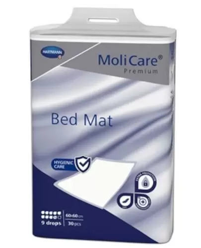 Hartmann MoliCare Premium Bed Mat podkłady chłonne jednorazowe 60x90 cm 9 kropli 30 sztuk zdjęcie
