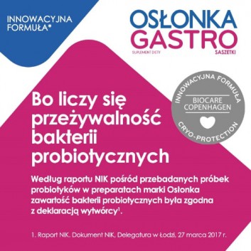 OSŁONKA Gastro, 20 saszetek