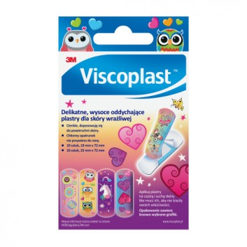 Viscoplast plastry dziecięce magiczne 20 sztuk