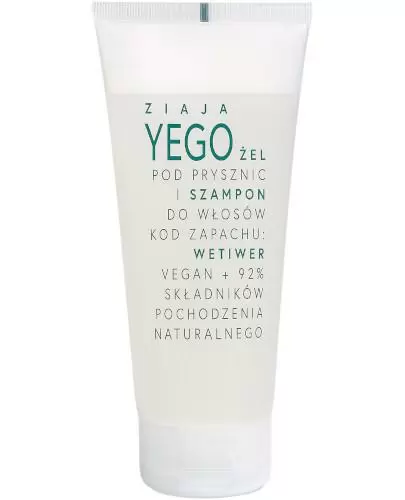 Ziaja żel pod prysznic i szampon do włosów wetiwer 200 ml zdjęcie