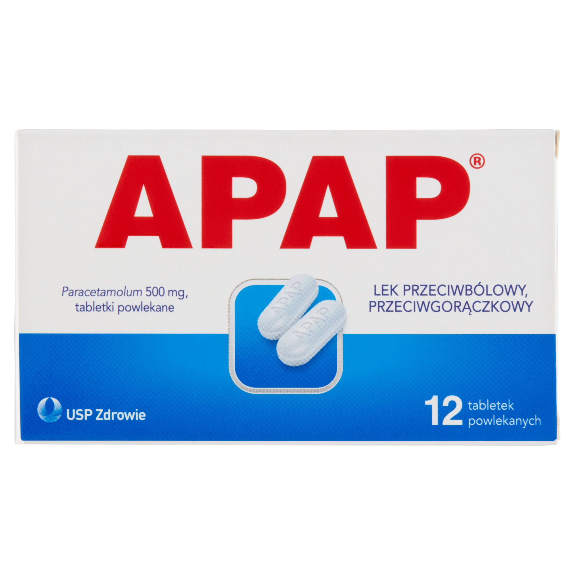 Apap 500mg 12 tabletek zdjęcie