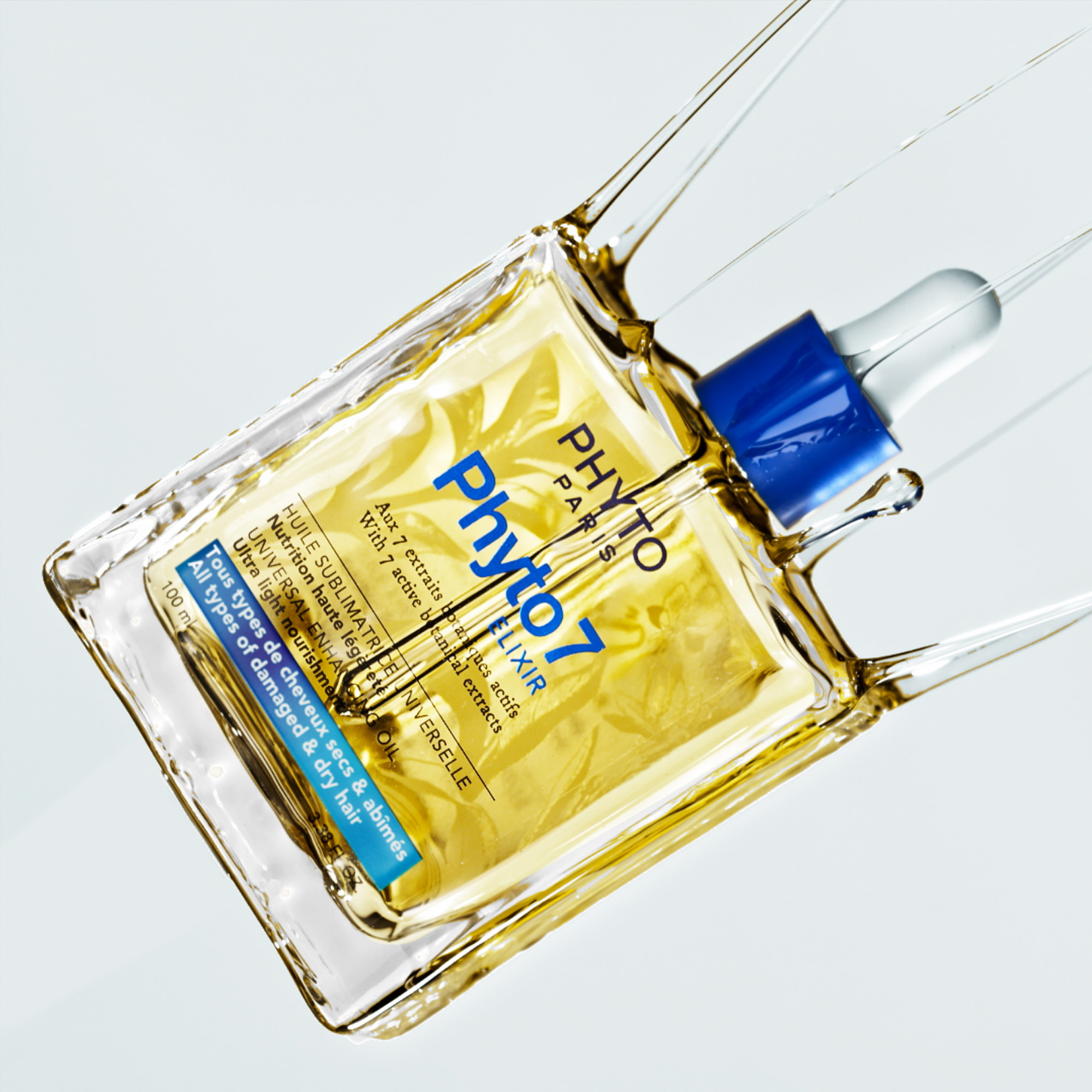 Phyto 7 Elixir, Nawilżający olejek wzmacniający, 100 ml