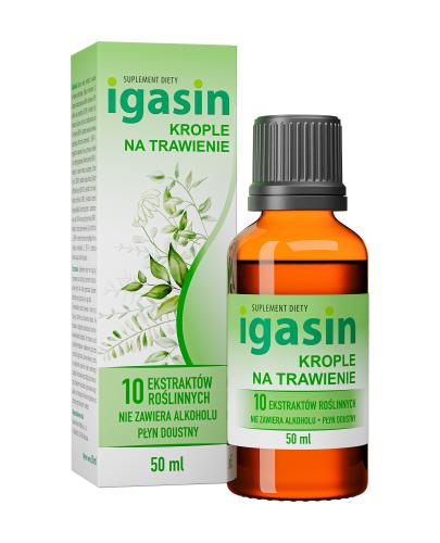 Igasin, Krople na trawienie, 50 ml zdjęcie