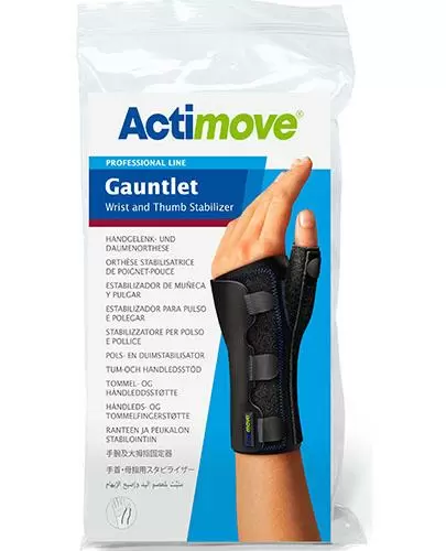 Actimove Professional Line Gauntle Wrist and Thumb Stabilizer Orteza stabilizująca nadgarstek i kciuk rozmiar S 1 sztuka [7285990] zdjęcie