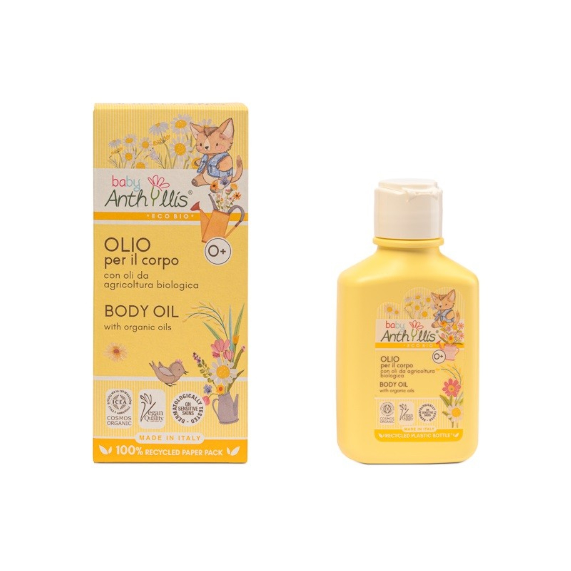 Anthyllis Baby Bio Oliwka olejek do ciała z olejami, 100 ml zdjęcie