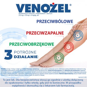 Venożel (12 mg + 10 mg + 5 mg)/g żel 100 g