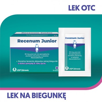 Recenum Junior 30 mg granulat do sporządzania zawiesiny doustnej 10 saszetek