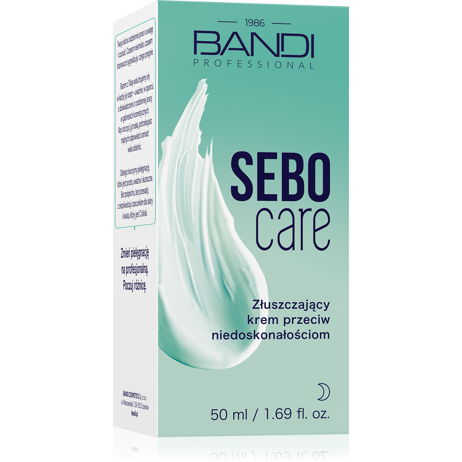 Bandi Sebo Care Złuszczający krem przeciw niedoskonałościom, 50 ml