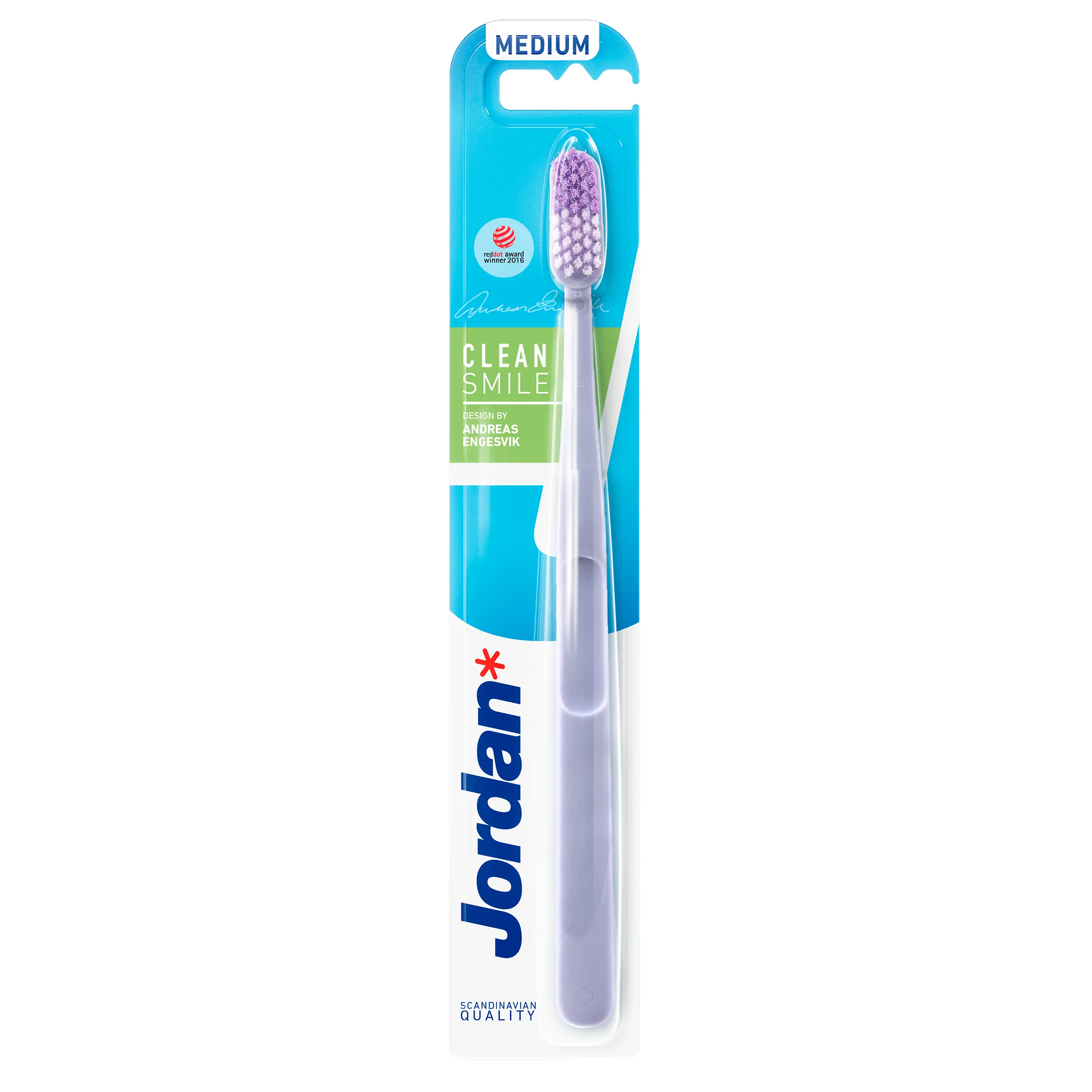Jordan Clean Smile Care, szczoteczka do zębów Medium, 1 sztuka zdjęcie