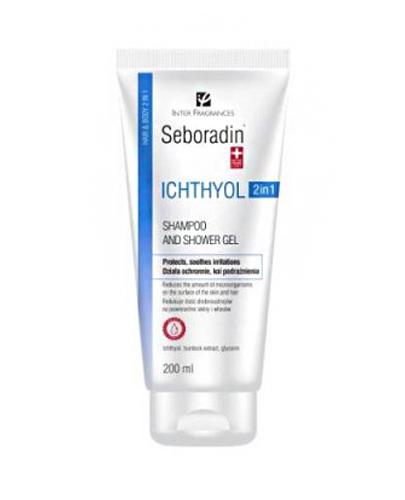 Seboradin Ichthyol Szampon i Żel 2 w 1, 200 ml zdjęcie