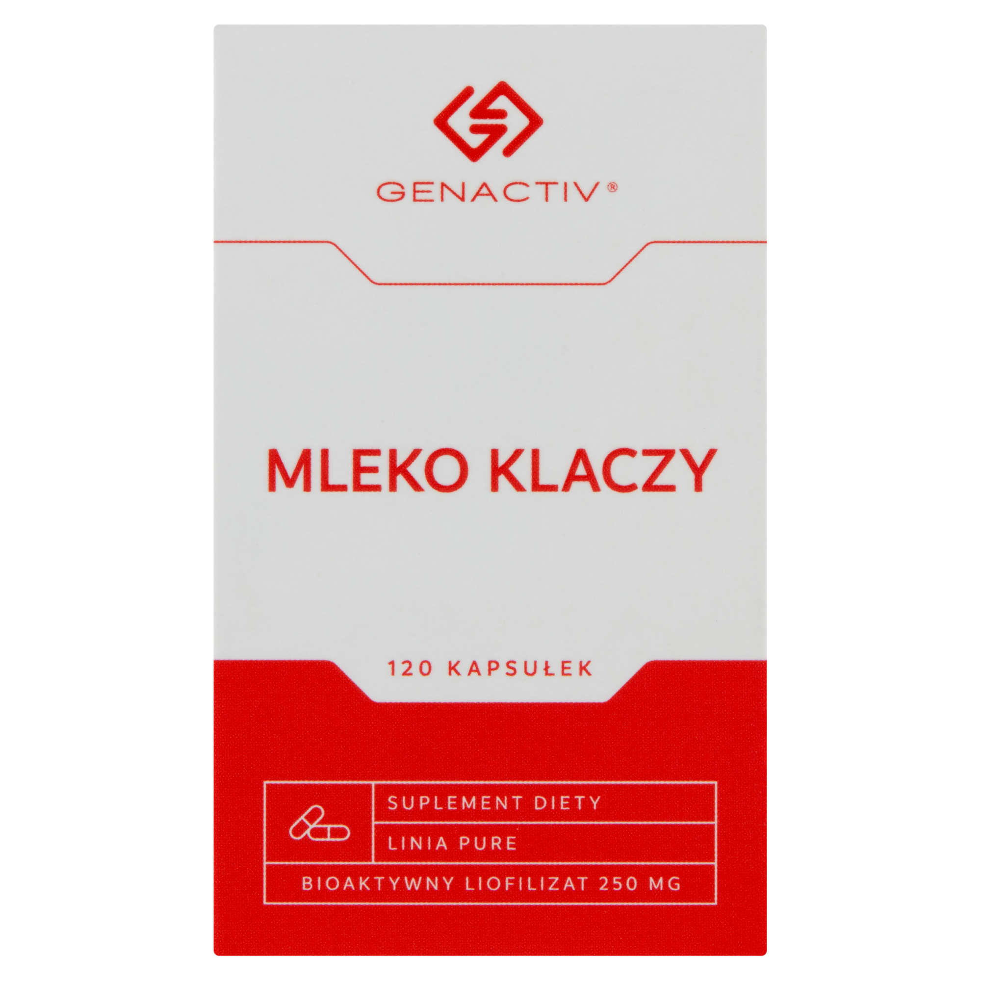 Mleko Klaczy Genactiv (EQ Activ), 120 kaps., cena, opinie, stosowanie zdjęcie