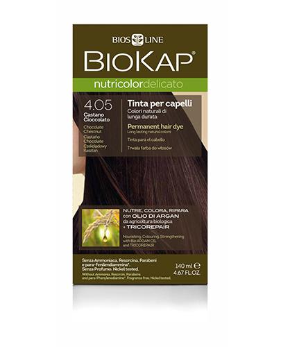 BioKap Nutricolor Delicato Farba do włosów 4.05 Czekoladowy Kasztan - 140 ml  zdjęcie