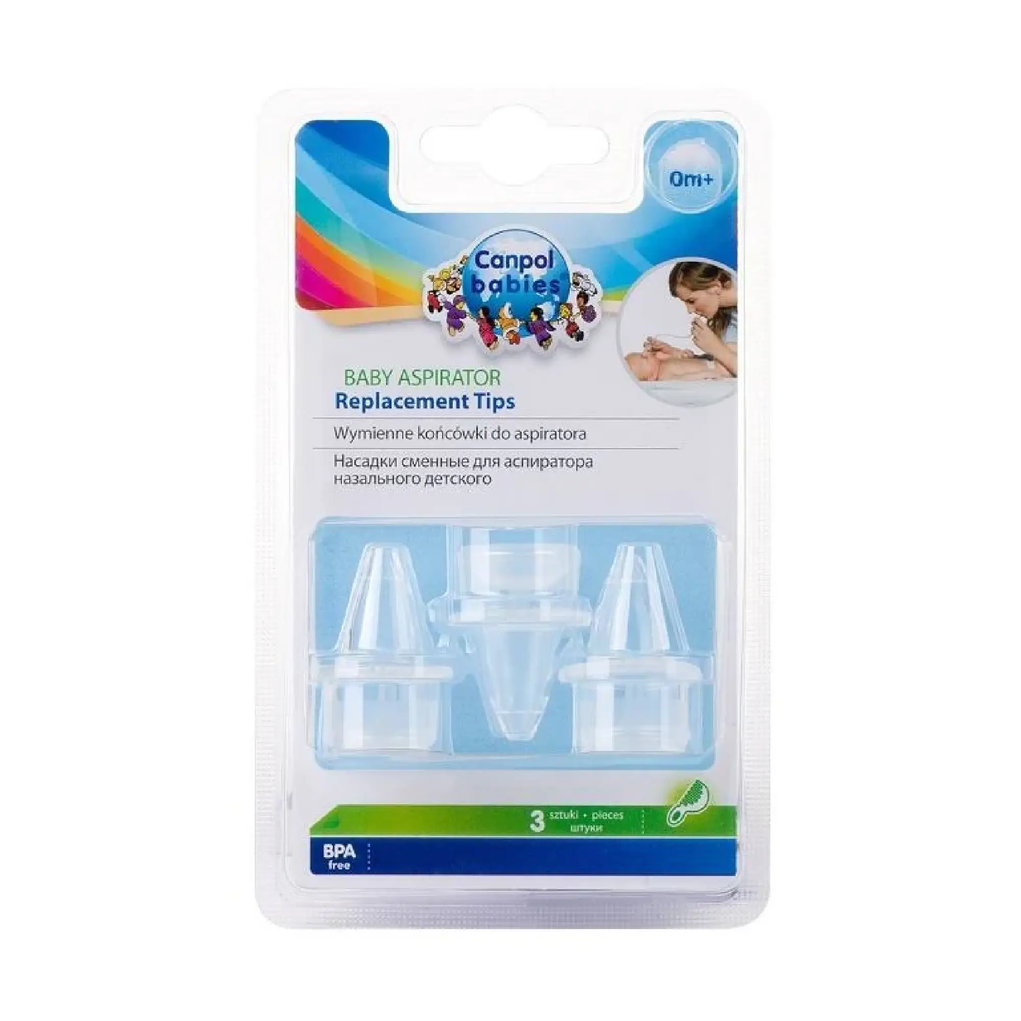 Canpol Babies, miękkie końcówki do aspiratora [05/118], 3 sztuki zdjęcie