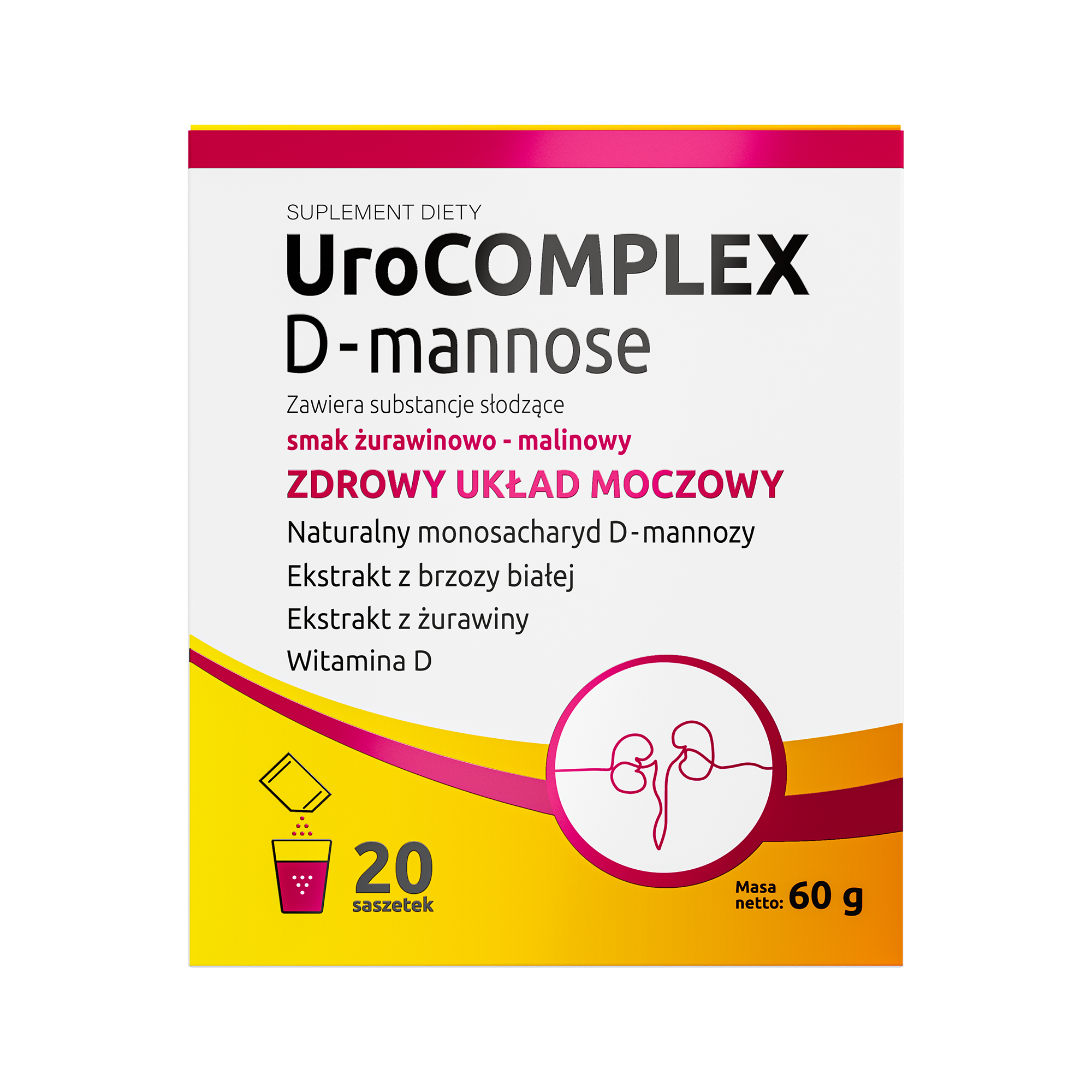 UroComplex D-mannose, saszetki, 20 sztuk zdjęcie