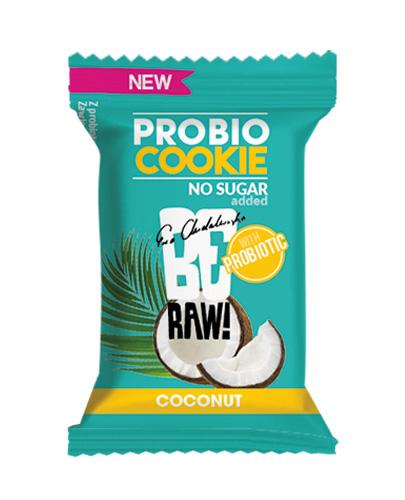 BeRAW Ciastko probiotyczne, kokos, 18 g zdjęcie