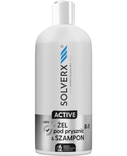 Solverx Active For Men żel pod prysznic i szampon 2w1 400 ml zdjęcie