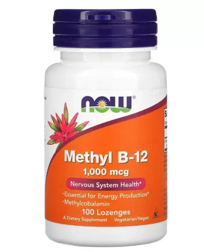 NOW Foods Methyl B-12 100 tabletek do ssania zdjęcie