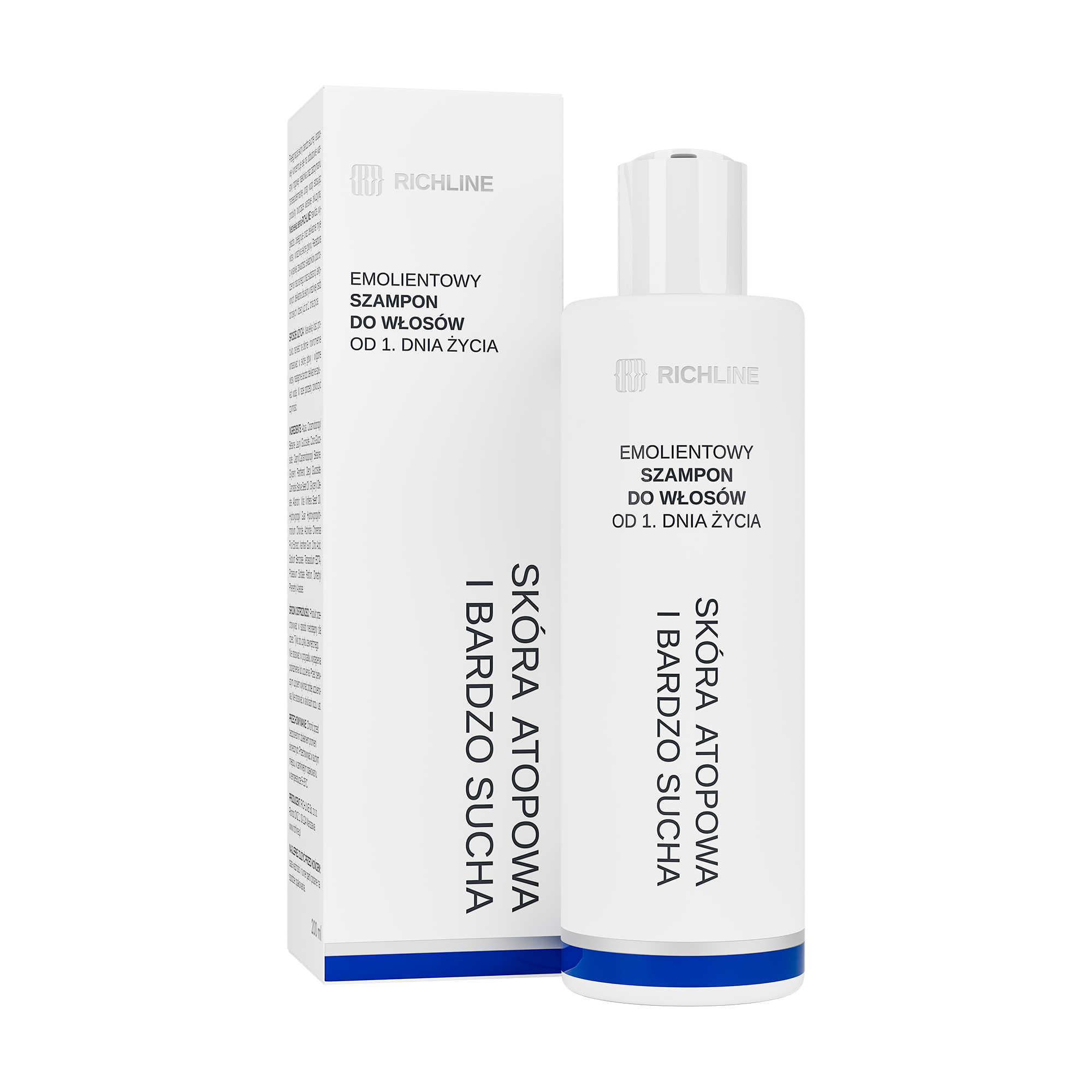 Richline Emolientowy szampon do włosów od 1. dnia życia, 200 ml
