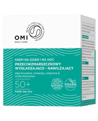 OMI Krem przeciwzmarszczkowy wygładzająco-nawilżający dzień/noc 50+ każdy typ cery 50 ml zdjęcie