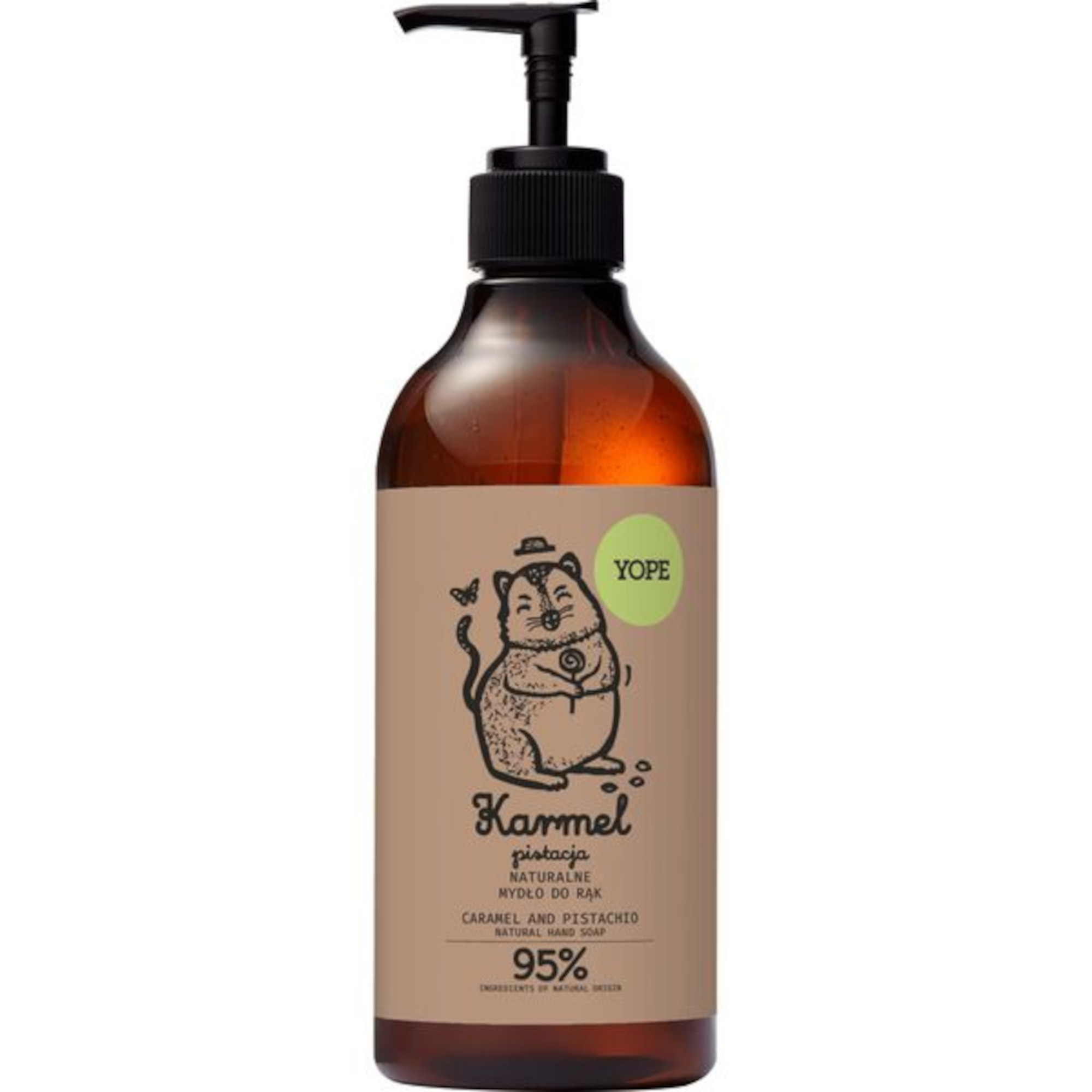 Yope Pistacja Karmel, mydło w płynie, 500 ml zdjęcie