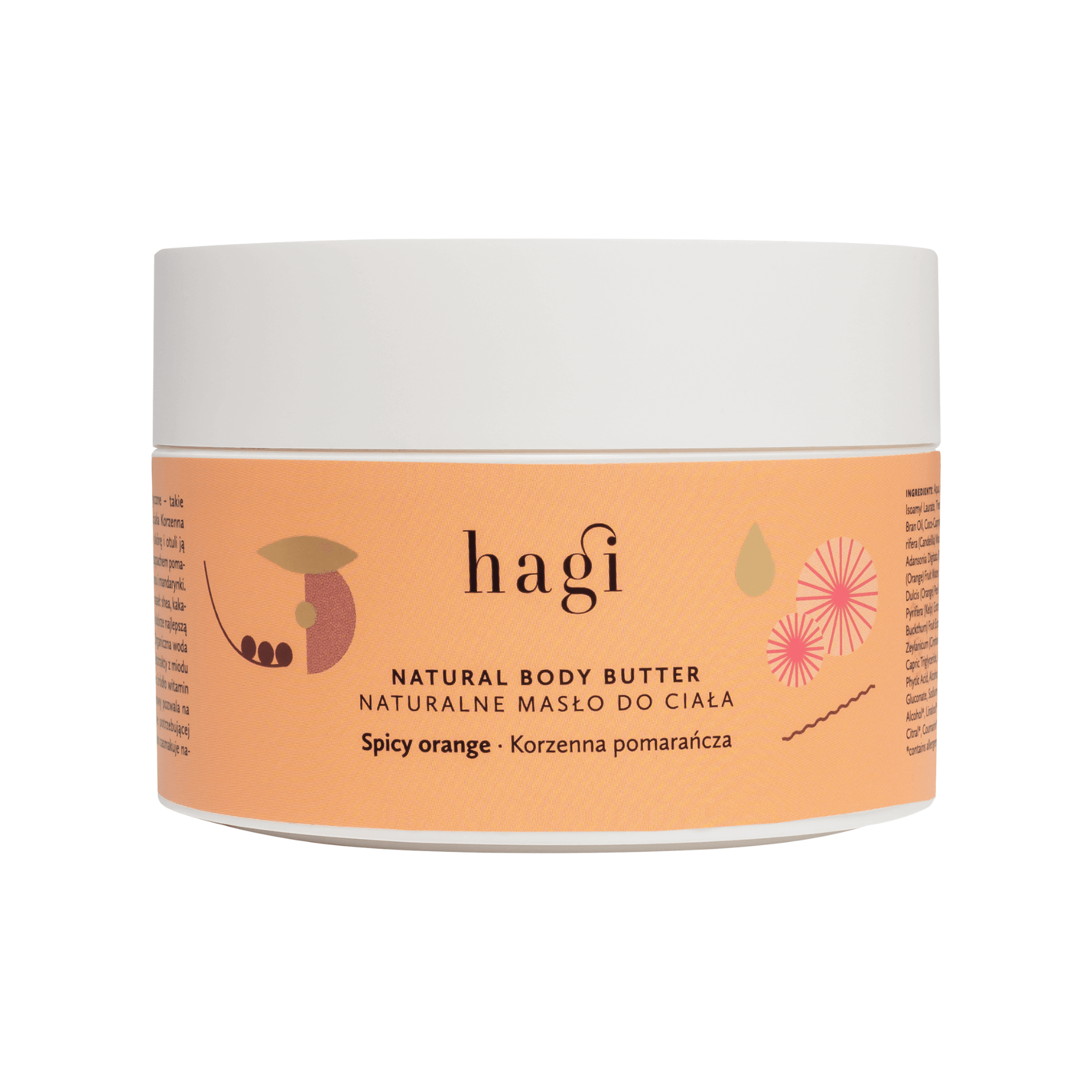 Hagi Korzenna Pomarańcza Naturalne Masło do ciała regenerujące, 200 ml zdjęcie