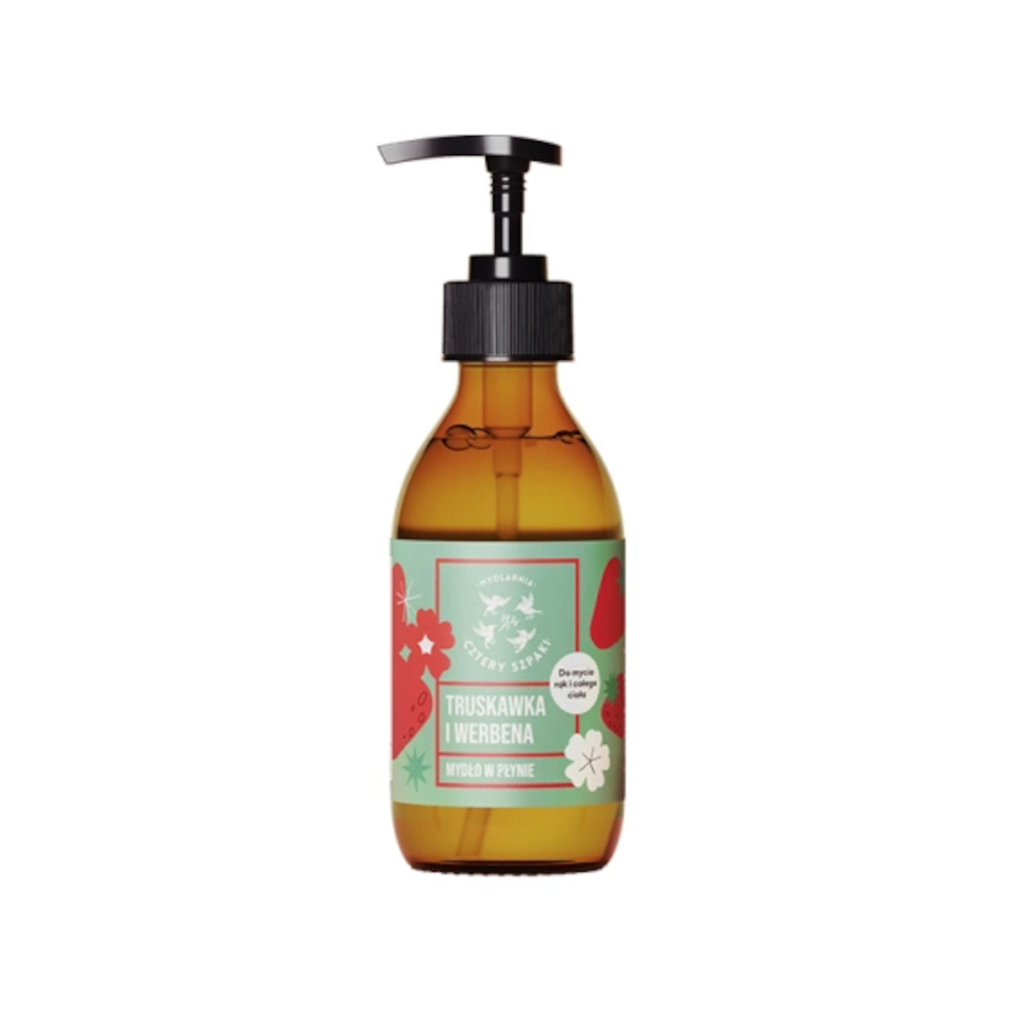 Mydlarnia Cztery Szpaki, Truskawka i werbena mydło w płynie, 300 ml zdjęcie