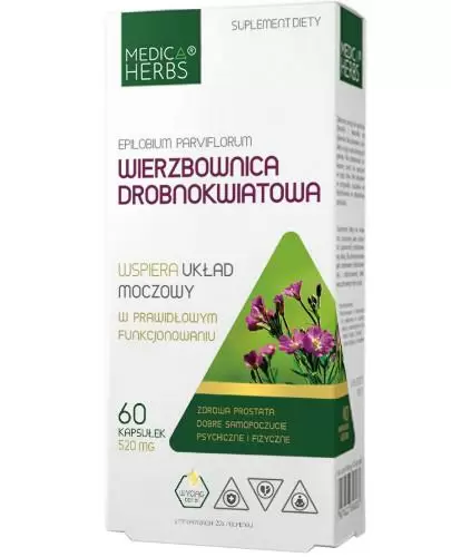 Medica Herbs Wierzbownica drobnokwiatowa 60 kapsułek zdjęcie