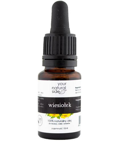Your Natural Side Wiesiołek 100% naturalny olej do twarzy, ciała i włosów - 10 ml - cena, opinie, stosowanie zdjęcie