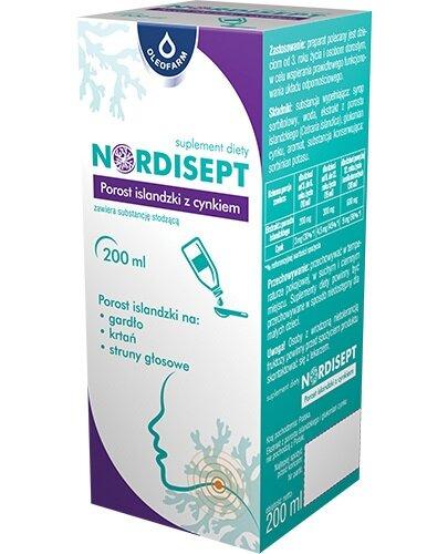 Nordisept porost islandzki z cynkiem, 200 ml zdjęcie
