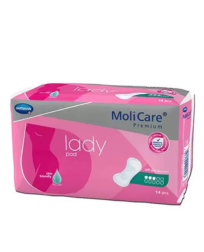 Hartmann MoliCare Premium Lady pad 3 krople anatomiczne wkładki dla kobiet 14 sztuk zdjęcie