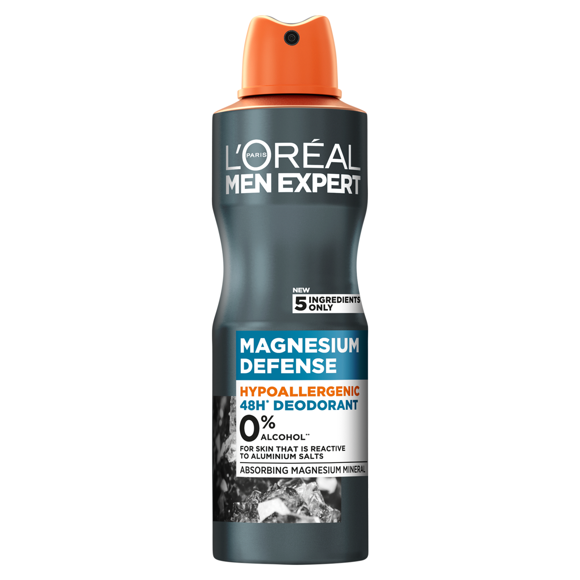 L'Oreal Men Expert Magnesium Defense Hipoalergiczny Dezodorant w sprayu, 150 ml zdjęcie