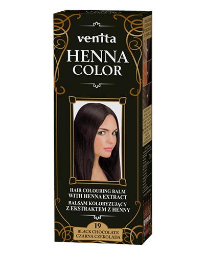 VENITA Henna Color Balsam Koloryzujący nr 19 Czarna Czekolada, 75 ml zdjęcie