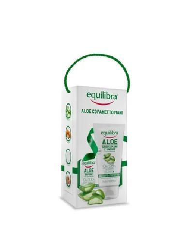 EQUILIBRA  Aloesowy Zestaw do pielęgnacji dłoni Mydło aloesowe, 100 g + Krem do rąk aloes, 75 ml zdjęcie