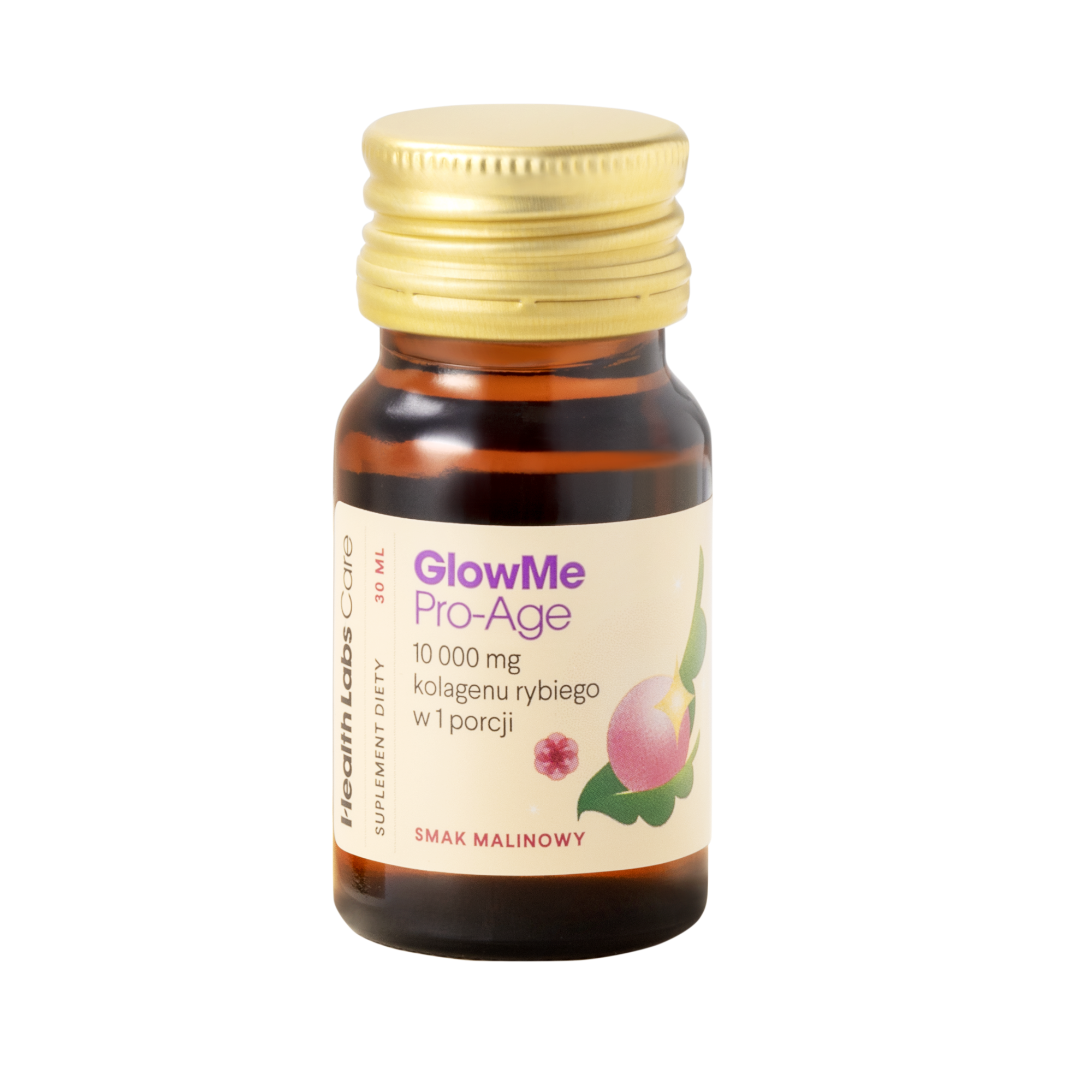 GlowMe Pro-Age smak malinowy, 15 shotów x 30 ml zdjęcie