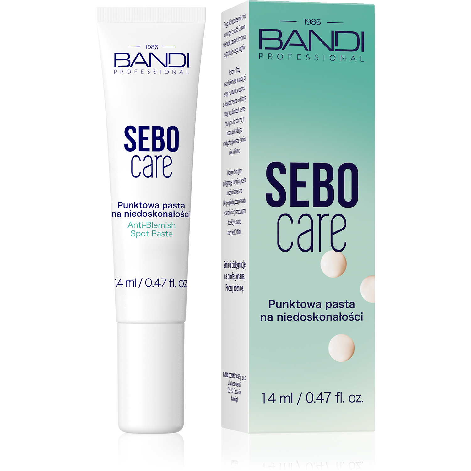 Bandi Sebo Care Punktowa pasta na niedoskonałości, 14 ml zdjęcie
