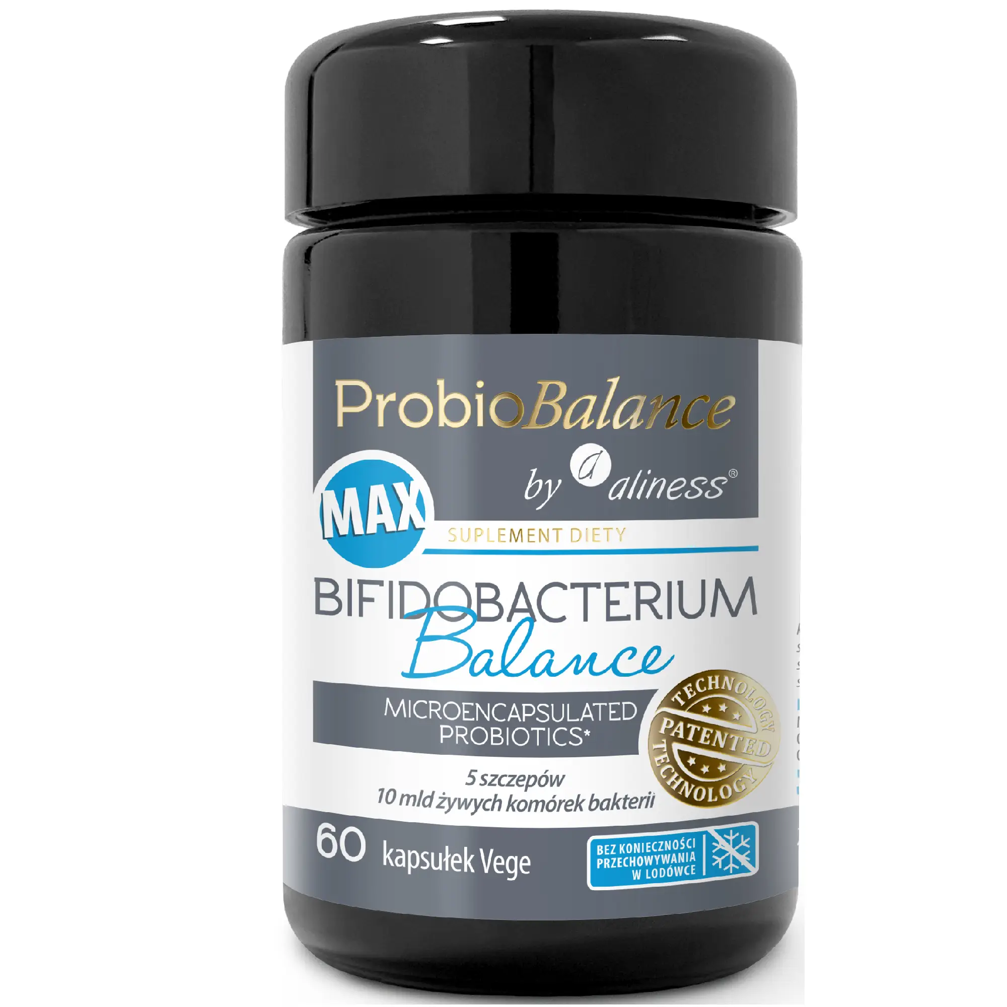 ProbioBalance, Bifidobacterium Balance Max 10 mld., kapsułki vege, 60 sztuk zdjęcie
