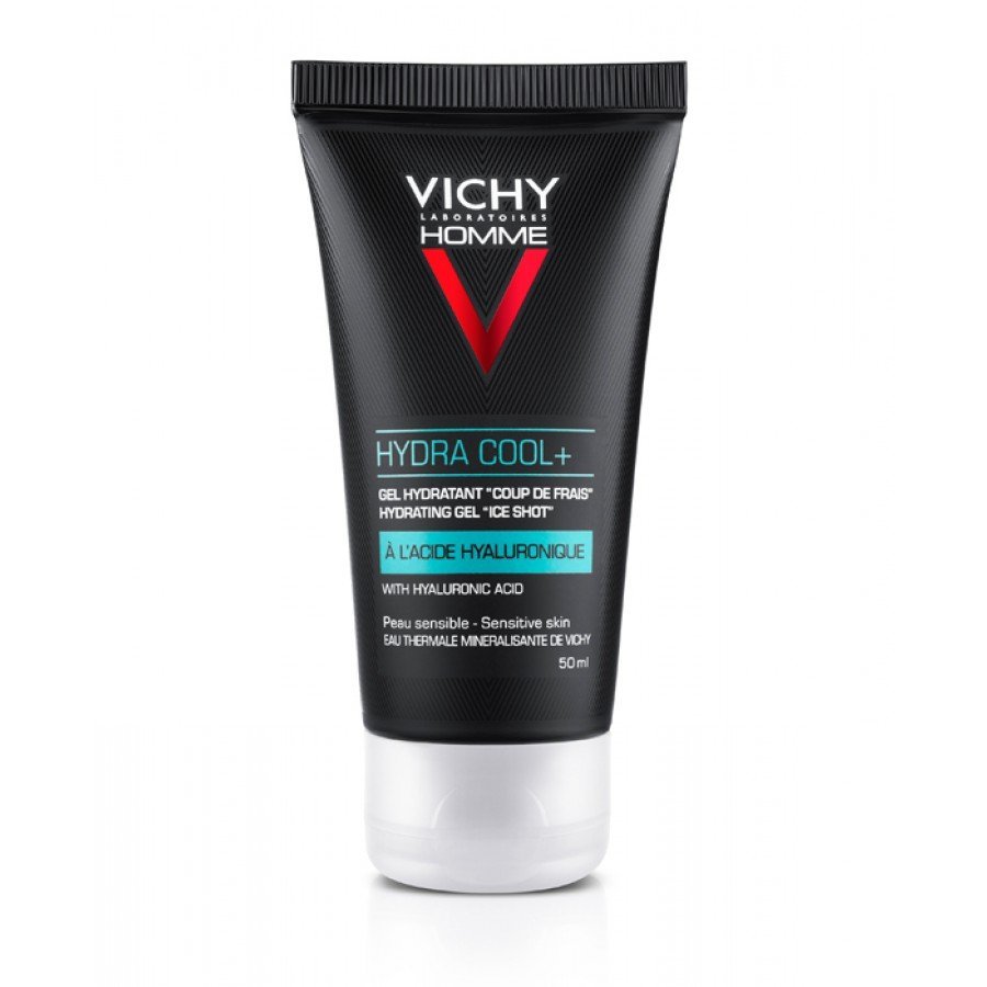 VICHY HOMME HYDRA COOL Żel nawilżający z kwasem hialuronowym - 50 ml - cena, opinie, właściwości