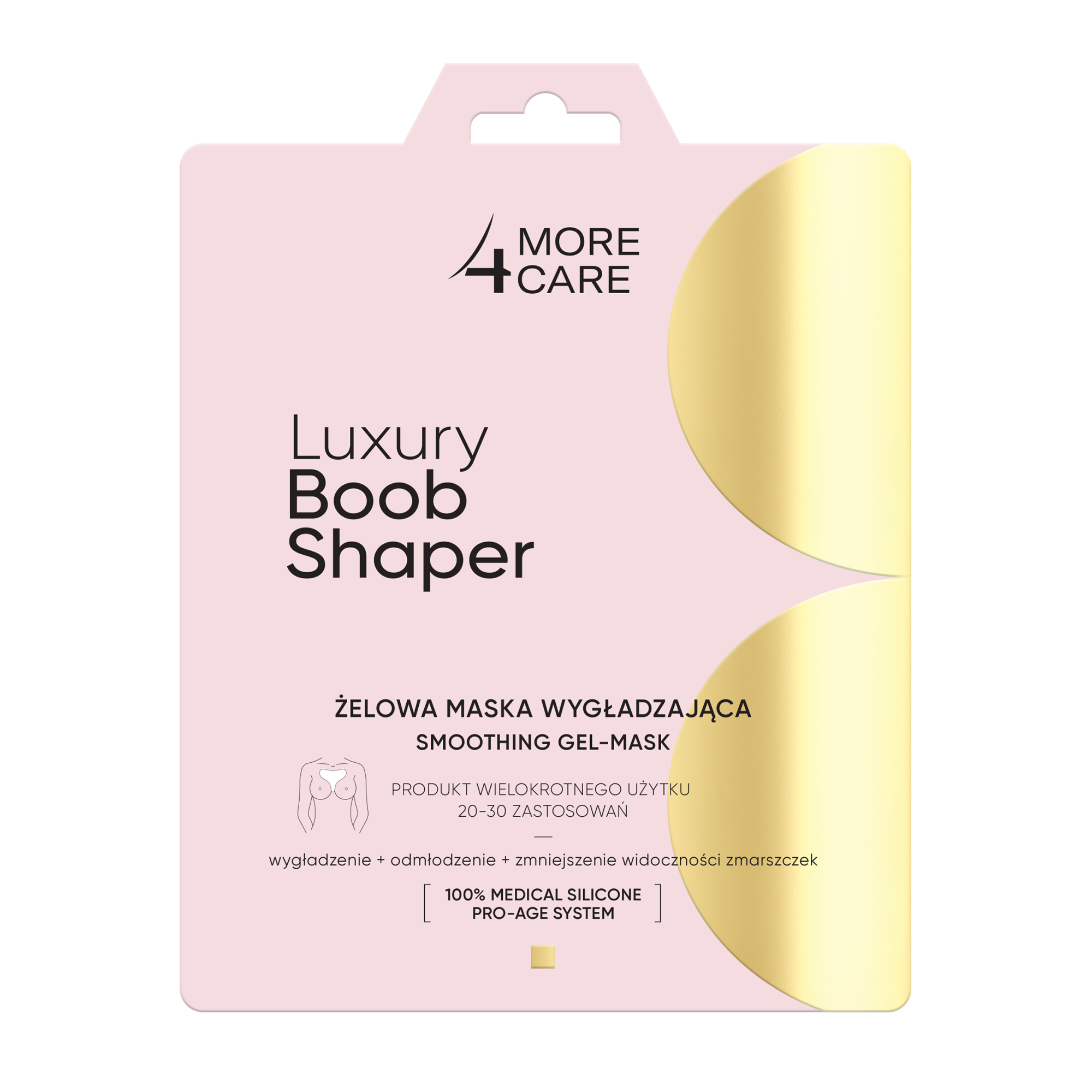 More4Care Luxury Boobs Shaper żelowa maska wygładzająca, 1 sztuka zdjęcie