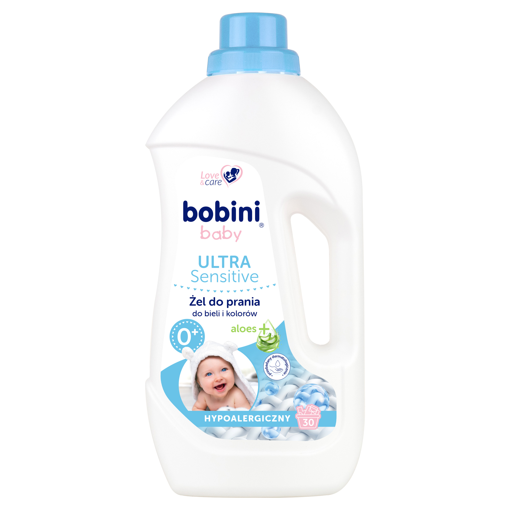 Bobini Baby ultra sensitive żel do bieli i kolorów, 1,5 l  zdjęcie