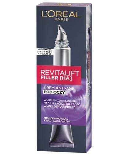 L'OREAL REVITALIFT FILLER [HA] Krem Anti Age pod oczy - 15 ml zdjęcie