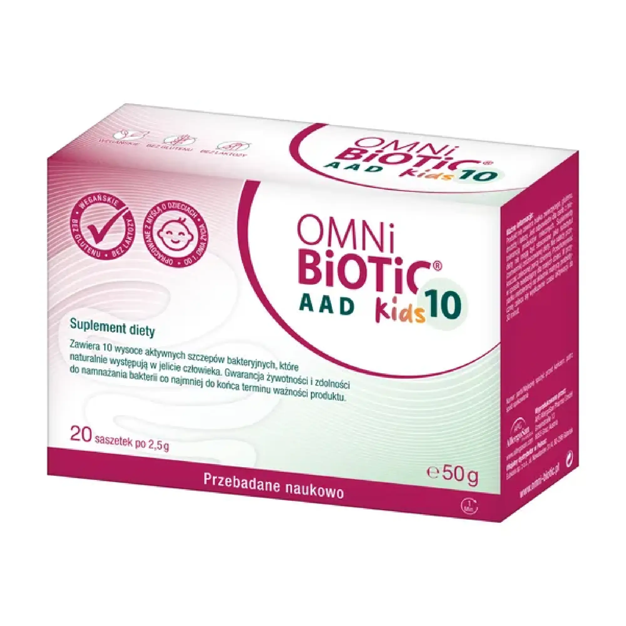 Omni-Biotic 10 AAD Kids, proszek, 20 saszetek zdjęcie