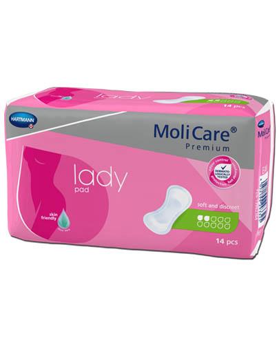 Hartmann MoliCare Premium lady pad 2 krople, Anatomiczne wkłady chłonne, 14 sztuk zdjęcie